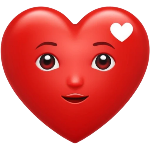Creami un cuore rosso con scritto Dany sei solo mia emoji