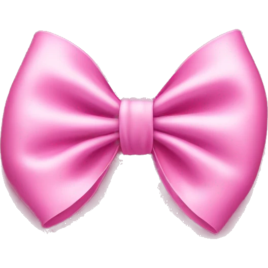Pink bow emoji