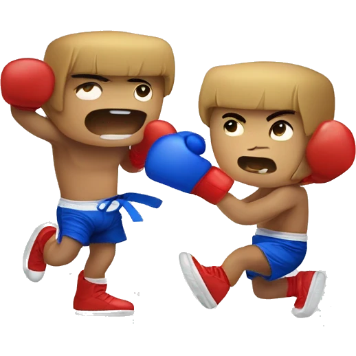 Boxe thai emoji