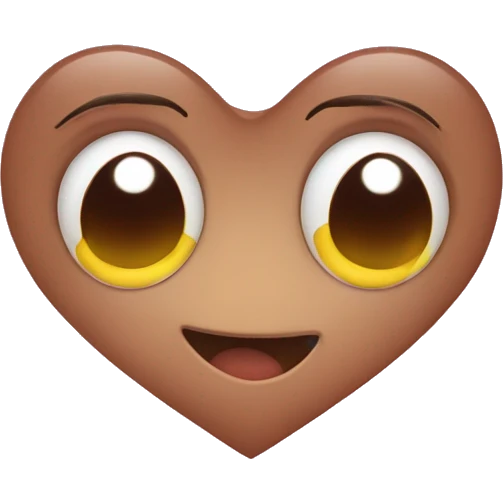 heart with kawaii eyes emoji