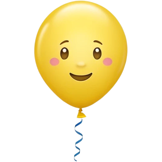 yellow balloon emoji