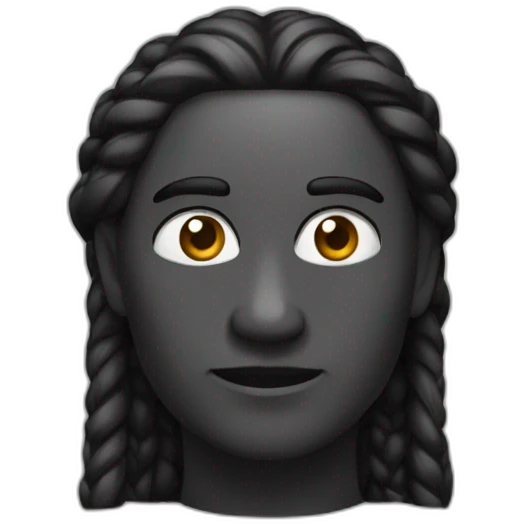 un noir et un indien emoji