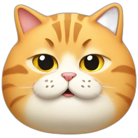 Fat cat emoji