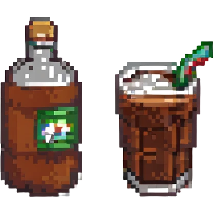 Rum and coke emoji
