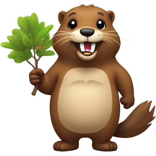 Beaver t-shirt emoji