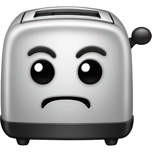 evil toaster emoji