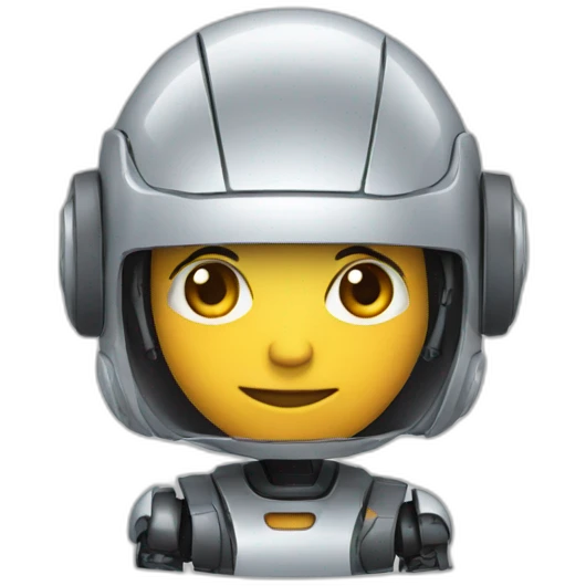 Robotic software engineer emoji