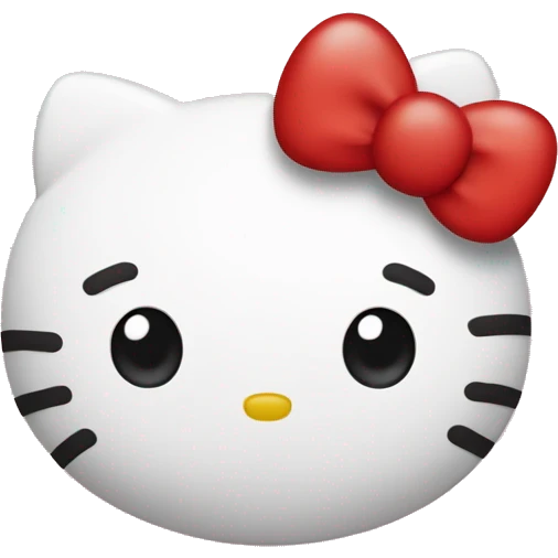 hello kitty heart  emoji