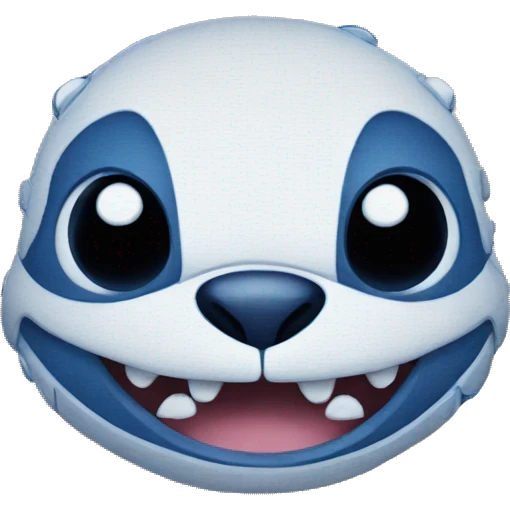 Stitch head emoji