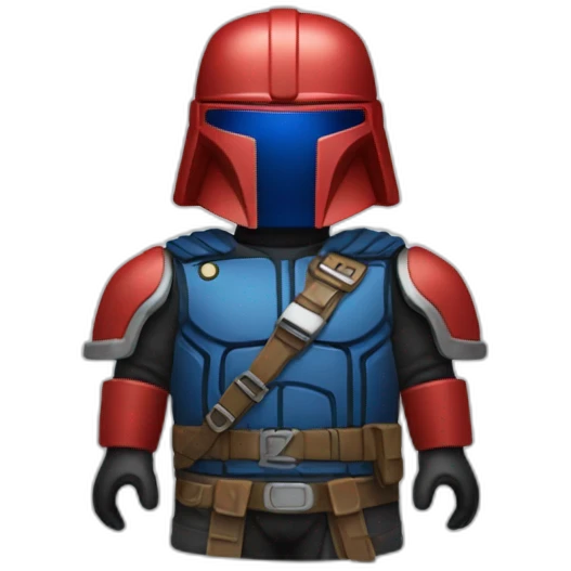 bounty hunter bell red blue emoji
