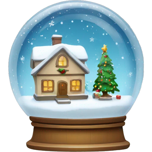 Christmas Snow globe emoji