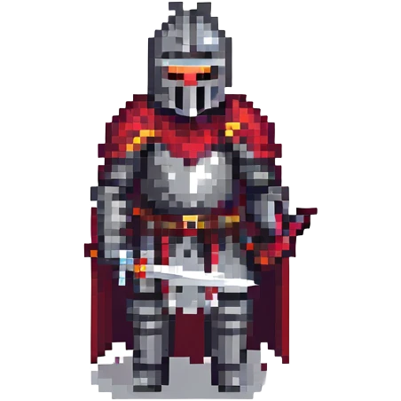 chevalier noir avec une épée emoji