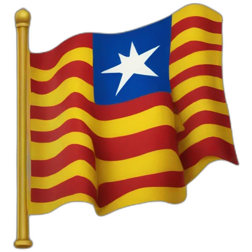 Drapeau catalan emoji