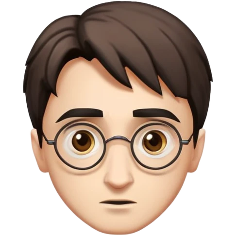 Harry Potter, between the eyebrows appear a scar  emoji
