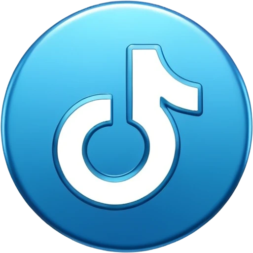 Badge Bleu vérifié tiktok emoji
