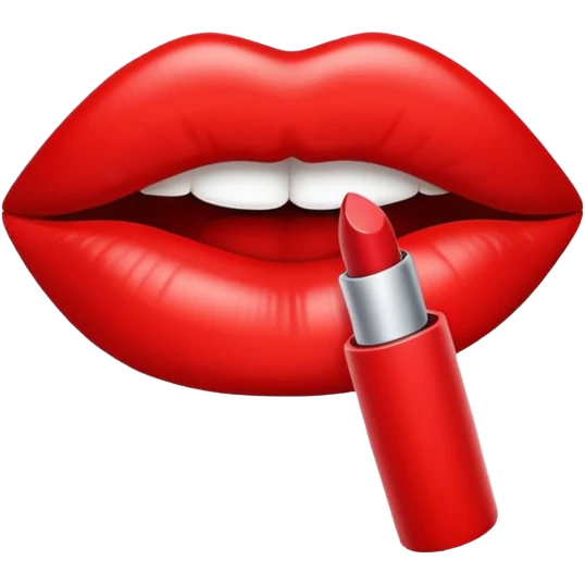 lipstick kiss emoji