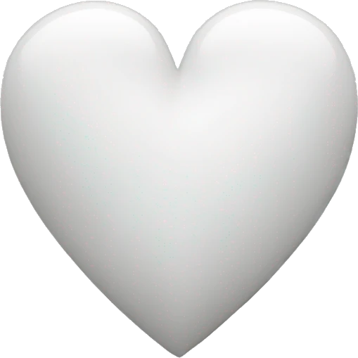 white heart emoji