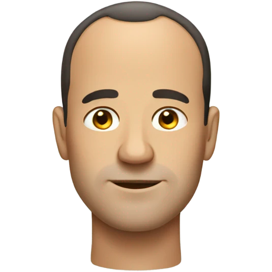 Receding hairline man  emoji