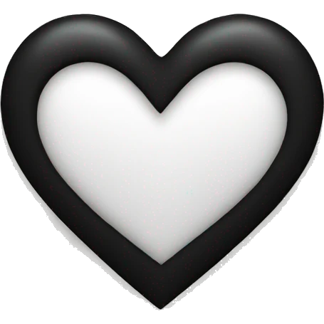 Black heart emoji