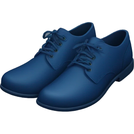 dark blue men's shoes emoji