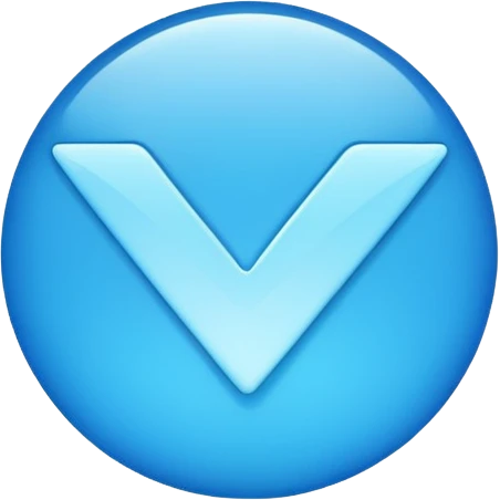 Creame la verificacion celeste chillante como un 100% como la de tiktok emoji