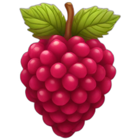 Raspberry emoji