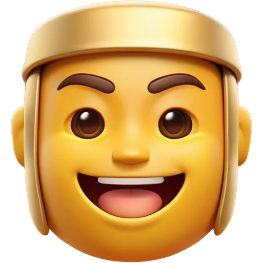 Clash of Clans aesthetic: Cinematic Playful Kinect Sensor Portrait Emoji, rendered in a 3D vector-style similar to standard emojis with minimal shading and bold, simplified shapes. A compact, distinct form with signature details, softly glowing with a modern gaming energy charm. Simplified yet unmistakably iconic, highly detailed and consistent, glowing with a soft radiance and high shine. Stylized with a touch of next-gen innovation and a soft glowing outline, capturing the essence of a beloved gaming relic with a friendly, playful manner! emoji