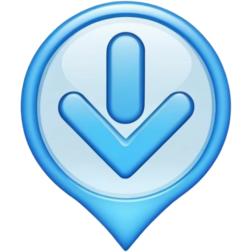 Verified just blue color tick mark with tranparent bg emoji