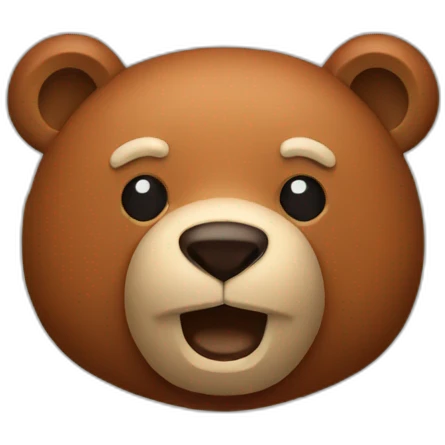 Bear leather emoji