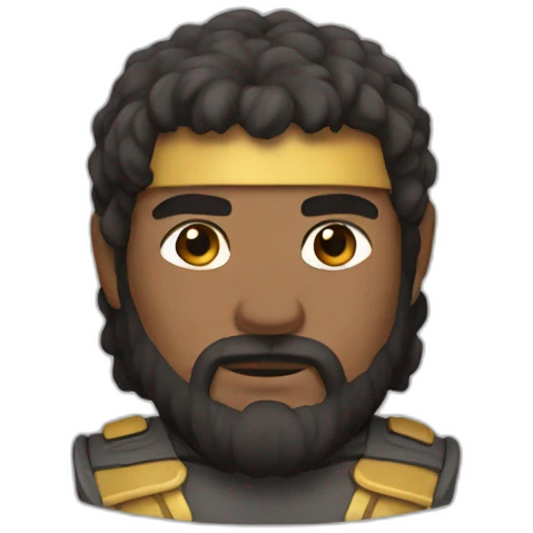 Mighty warrior emoji