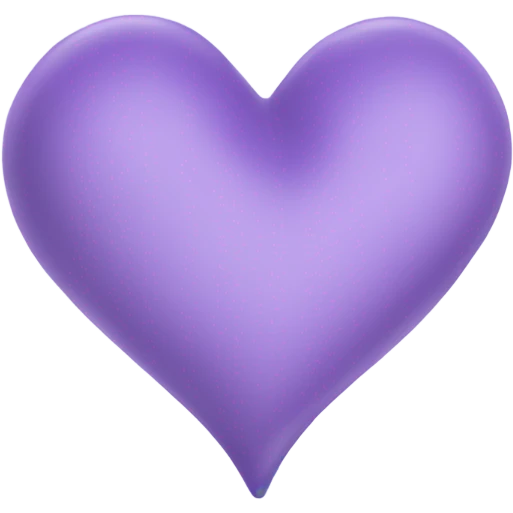 lavender heart  emoji