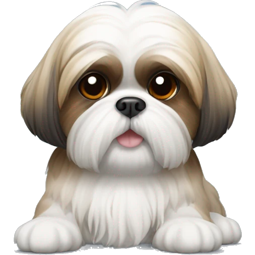 Shih-tzu z Kongiem emoji