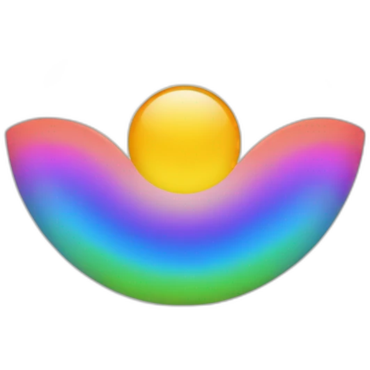 motagne arc-en-ciel emoji