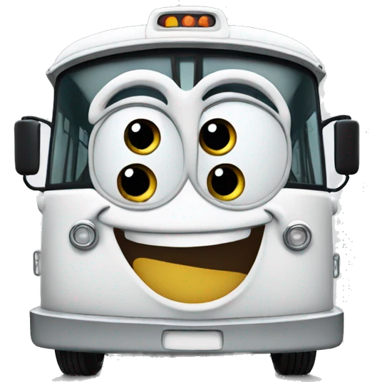 pixar bus face thumbs up emoji