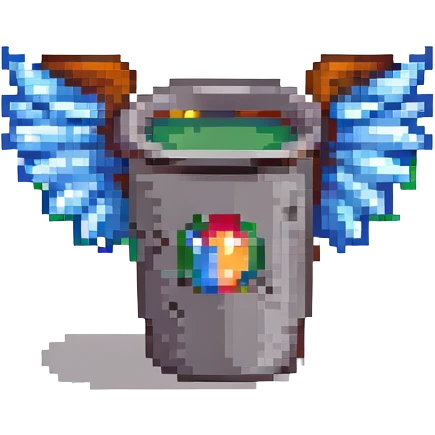 a cup with wings emoji