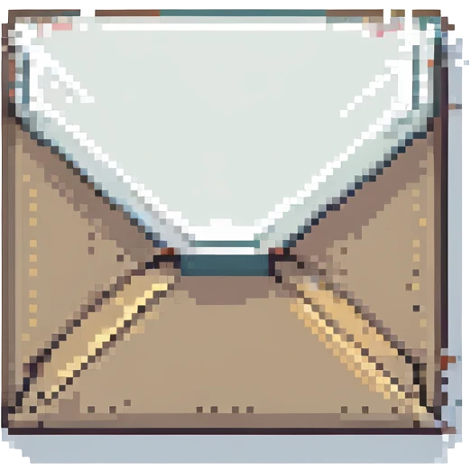 envelope icon in Minecraft pixel art style emoji