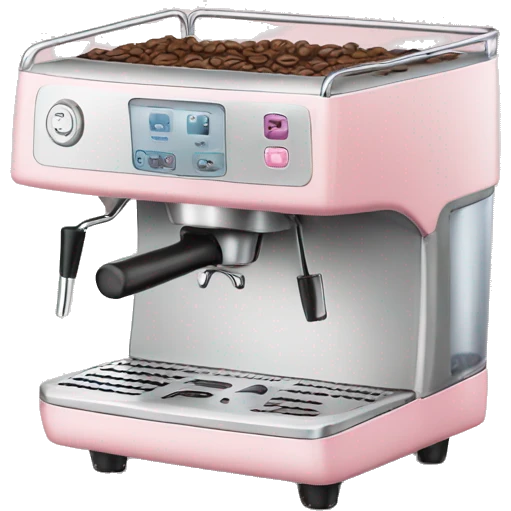 Light Pink coffee machine  emoji