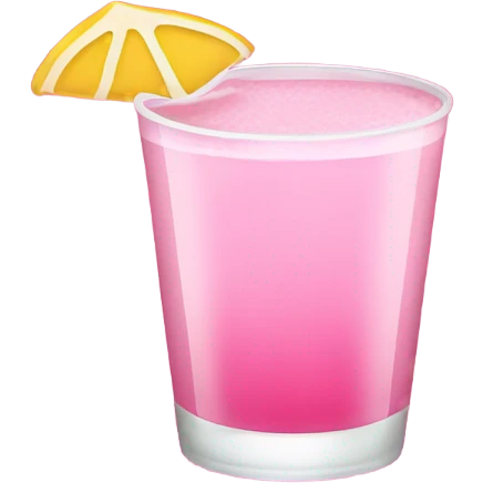 Pink drink emoji