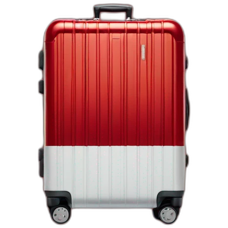 Rimowa red cabin plastic emoji