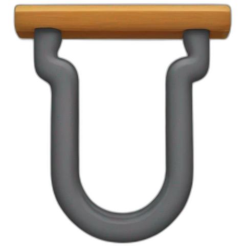 U-shaped magnet emoji