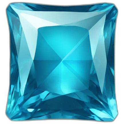 Blue 6-side Diamond with 3N abbreviation inside emoji