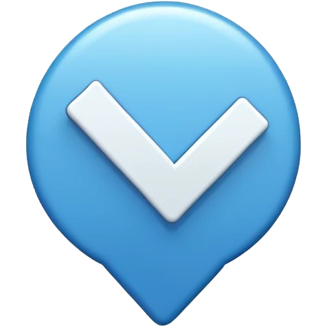 Verificación Azul lines del centro blancas Pero con emoji de verificación  emoji
