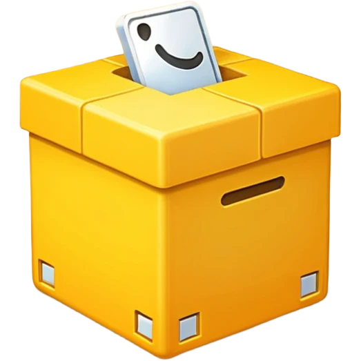 сгенерируй смайл loot box в стили классических смайлов. плоский  emoji