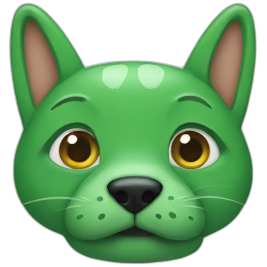 green catdog emoji