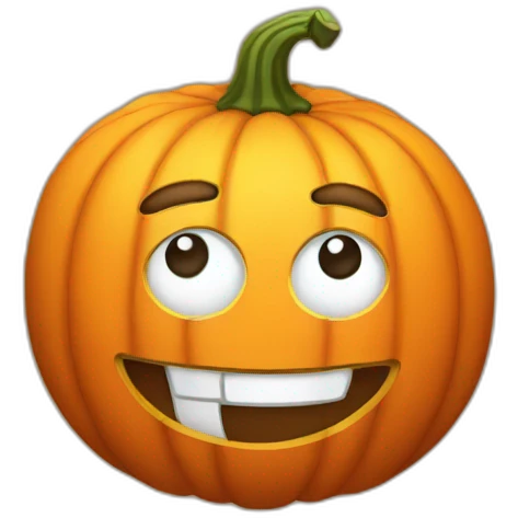 pumpkin fun emoji
