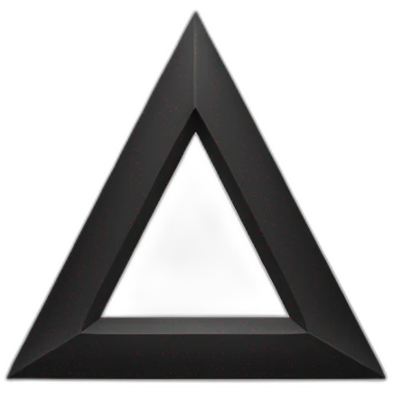 Black triangle emoji