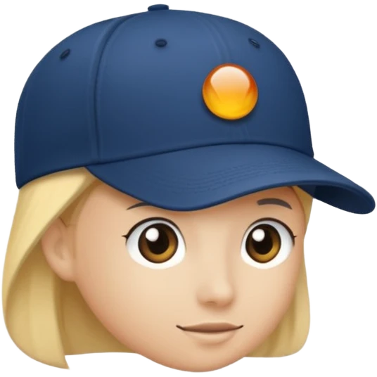 Baseball cap emoji