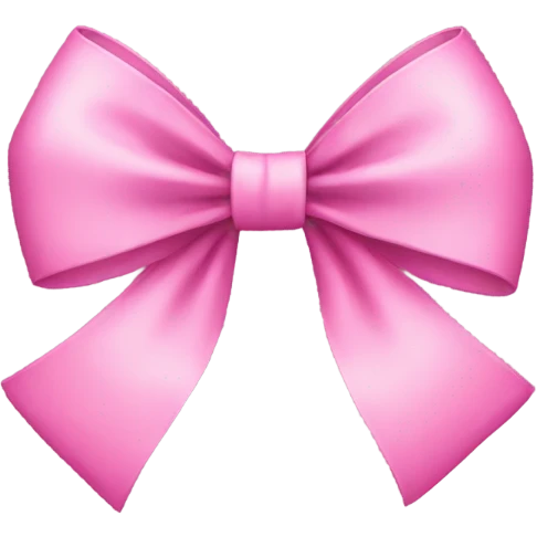 Pink bow emoji