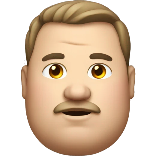 Fat man emoji