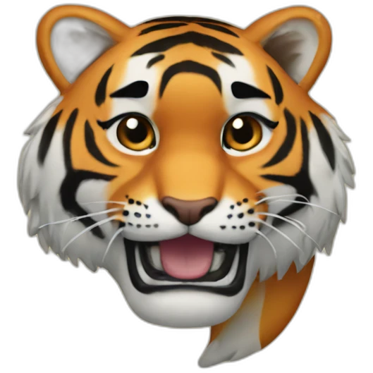 tiger knee emoji